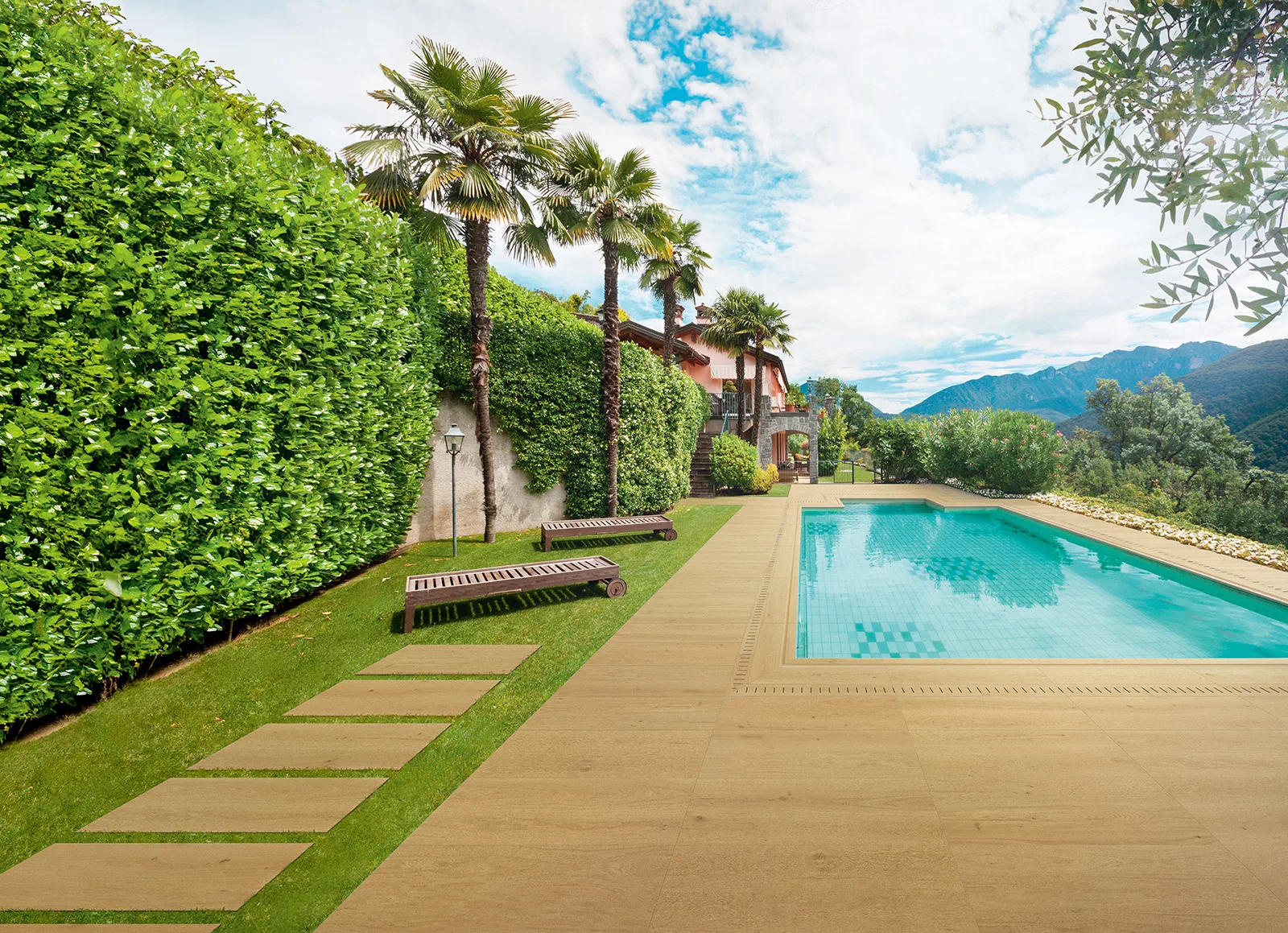 Tagina Montalcino Rovere Dorato Outdoor R11 40x120
